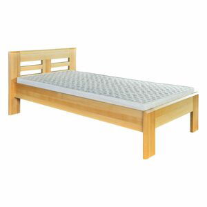 Dřevěná postel LK160, 100x200, buk (Barva dřeva: Rustikal)