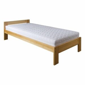 Dřevěná postel LK184, 100x200, buk (Barva dřeva: Šedá)