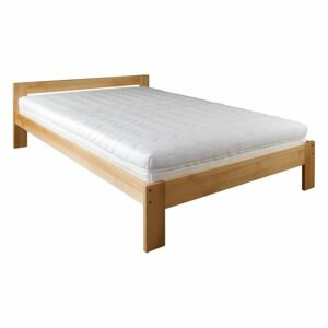 Dřevěná postel LK194, 120x200, buk (Barva dřeva: Přírodní (lakovaná))