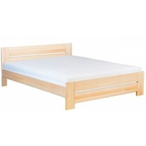 Dřevěná postel LK198, 100x200, buk (Barva dřeva: Přírodní (lakovaná))