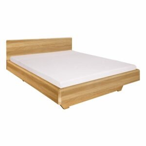 Dřevěná postel LK210, 160x200, dub (Barva dřeva: Kakao)