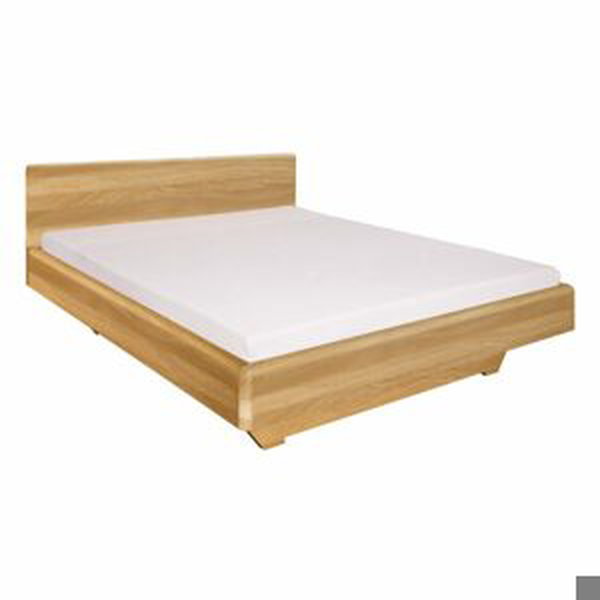Dřevěná postel LK210, 180x200, dub (Barva dřeva: Surová (bez moření))