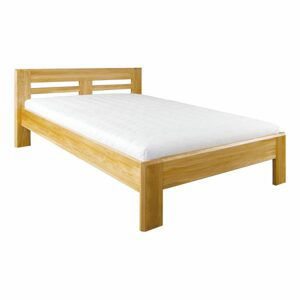 Dřevěná postel LK211, 120x200, dub (Barva dřeva: Přírodní (lakovaná))