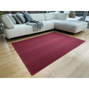 Kusový koberec Astra červená (Varianta: Kulatý průměr 100 cm)