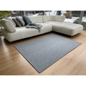 Kusový koberec Astra světle šedý (Varianta: 120 x 160 cm)