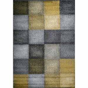 Kusový koberec Calderon 4202A žlutý (Varianta: 120 x 170 cm)