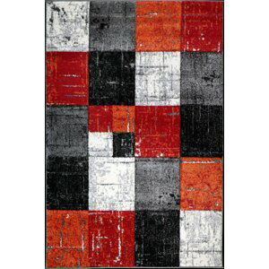 Kusový koberec Jasper 20762-910 red (Varianta: 140 x 200 cm)