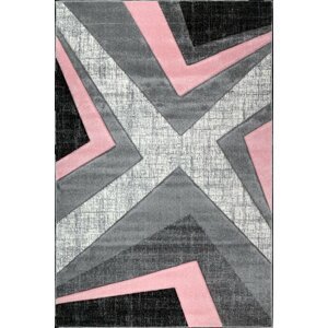 Kusový koberec Warner 1180A pink (Varianta: 120 x 170 cm)