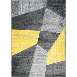 Kusový koberec Warner AG004 yellow (Varianta: 160 x 230 cm)
