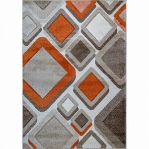 Kusový koberec Wilmer 5801A béžovo-oranžový (Varianta: 120 x 170 cm)