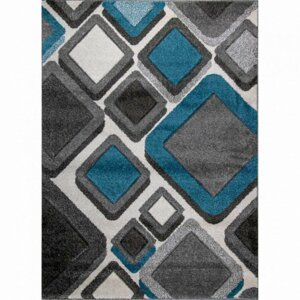 Kusový koberec Wilmer 5801A šedo-modrý (Varianta: 120 x 170 cm)