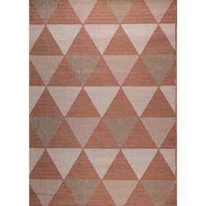 Kusový koberec Flat 21132 ivory/silver/coral (Varianta: 120 x 170 cm)