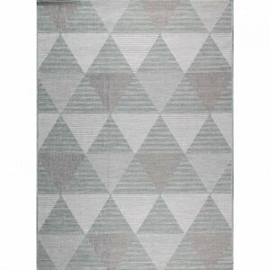 Kusový koberec Flat 21132 ivory/silver/mint (Varianta: 140 x 200 cm)
