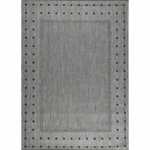Kusový koberec Level 20329 silver/black (Varianta: 120 x 170 cm)