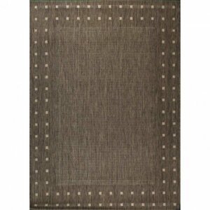 Kusový koberec Level 20329-coffee/natural (Varianta: 60 x 110 cm)