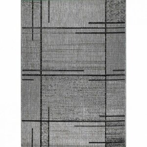 Kusový koberec Level 20516 silver/black (Varianta: 120 x 170 cm)