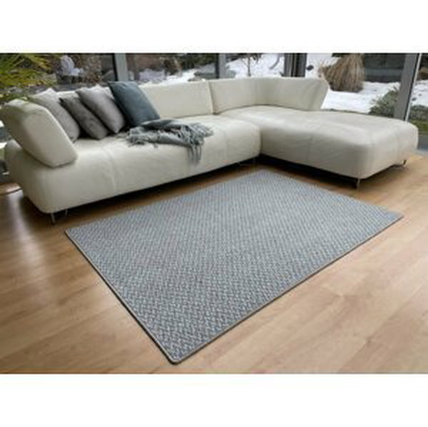 Kusový koberec Toledo šedý (Varianta: Kulatý průměr 80 cm)