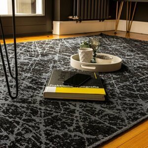 Kusový koberec Amalfi 391 black (Varianta: 120 x 170 cm)