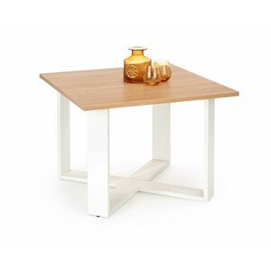 Konferenční stolek CROSS, přírodní / bílá, lamino