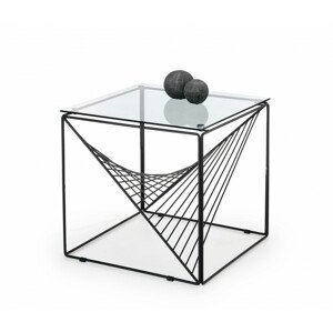 Konferenční stolek PATO, sklo / kov