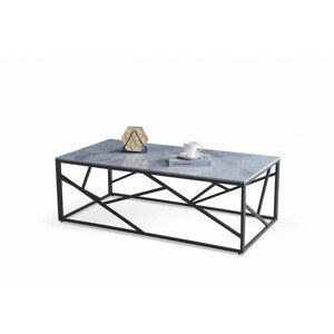 Konferenční stolek UNIVERSE 2, šedá, lamino/kov