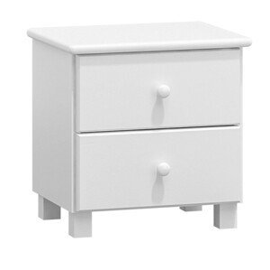 Noční stolek TINA (Barva dřeva: Bílá)