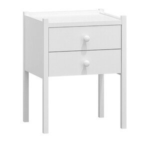 Noční stolek IDA (Barva dřeva: Bílá)