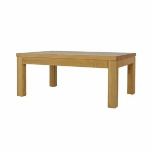 Konferenční stůl ST311, 100x50x70, dub (Délka: 70, Deska stolu: 2-5, Barva dřeva: Přírodní (lakovaná), Hrana stolu: S3)