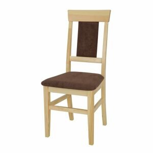 Čalouněná židle KT118, borovice (Potah: T21, Barva dřeva: Dub)