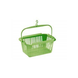Košíček na kolíčky 25 x 19 x 12 cm, zelený