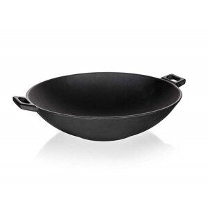 Pánev WOK litinová EXCELLENT průměr 36,5 cm, černá