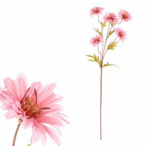 Kopretina, barva: růžová. Květina umělá. KN6142-PINK, sada 12 ks