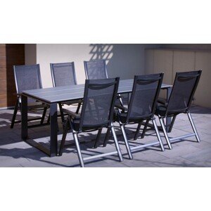 Nábytek Texim Zahradní kovový nábytek - stůl Strong + 6x židle Tony