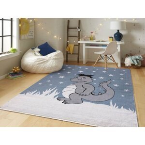 Dětský koberec Candy 154 blue (Varianta: 120 x 170 cm)