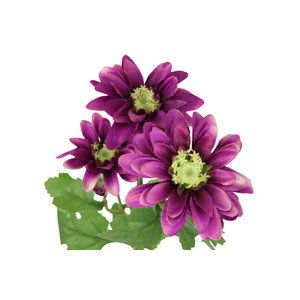 Kopretina, barva purpurová. Květina umělá. KT6985