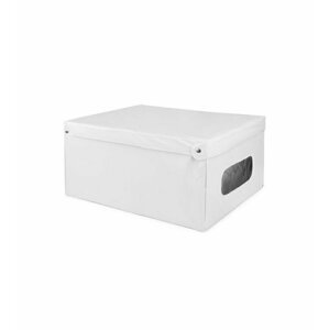 Box Compactor skládací úložný s víkem Smart 4, PVC - 50 x 40 x 25 cm, bílá