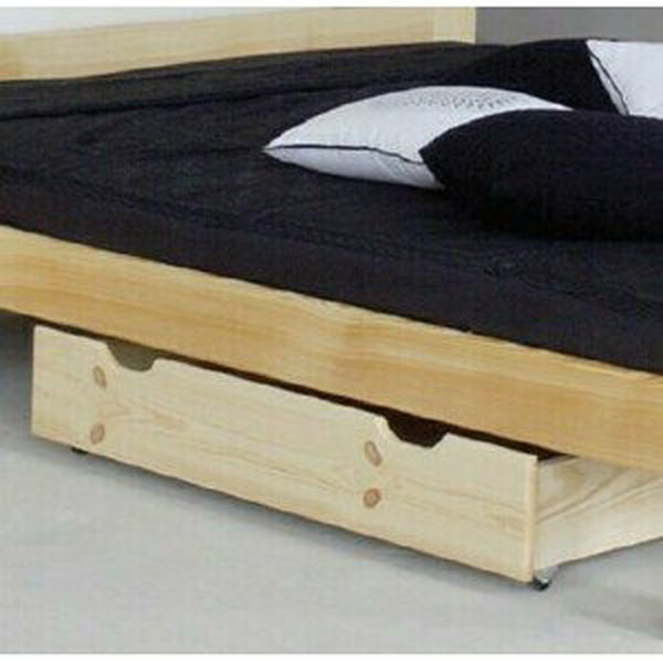 Úložný prostor pod postel 98 cm (Barva dřeva: Dub)