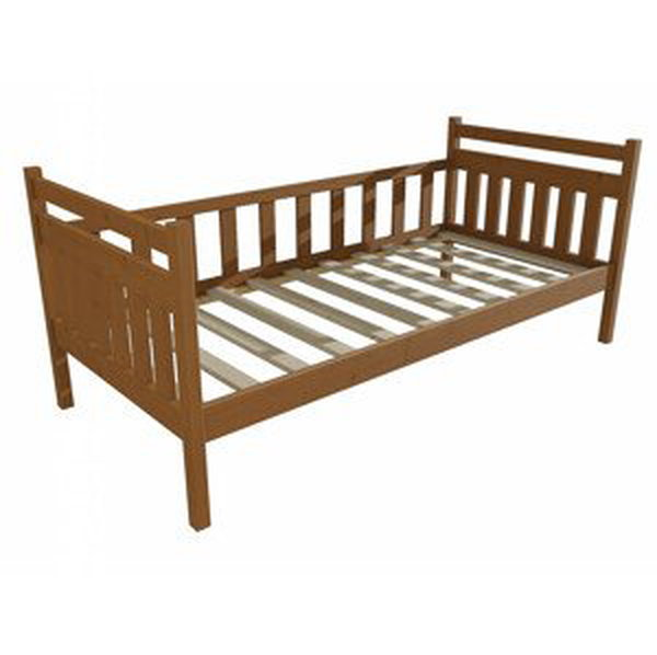 Dětská postel DP 003 (Rozměr: 70 x 160 cm, Barva dřeva: moření dub)