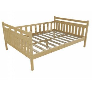 Dětská postel DP 003 XL (Rozměr: 120 x 200 cm, Barva dřeva: bezbarvý lak)
