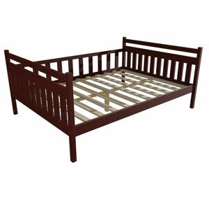 Dětská postel DP 003 XL (Rozměr: 140 x 200 cm, Barva dřeva: moření ořech)