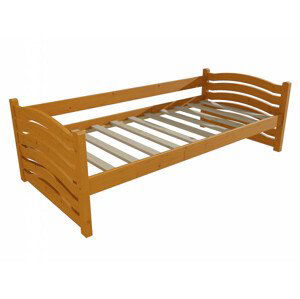Dětská postel DP 004 (Rozměr: 70 x 160 cm, Barva dřeva: moření olše)