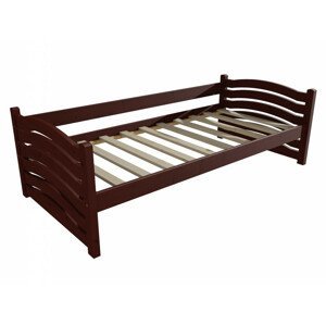 Dětská postel DP 004 (Rozměr: 70 x 160 cm, Barva dřeva: moření ořech)