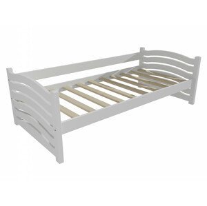 Dětská postel DP 004 (Rozměr: 70 x 160 cm, Barva dřeva: barva bílá)
