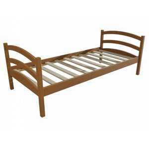 Dětská postel DP 006 (Rozměr: 70 x 160 cm, Barva dřeva: moření dub)
