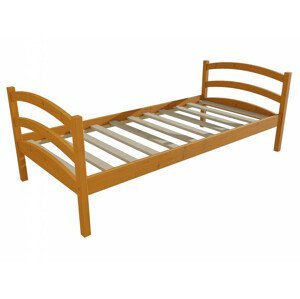 Dětská postel DP 006 (Rozměr: 70 x 160 cm, Barva dřeva: moření olše)