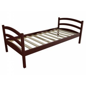 Dětská postel DP 006 (Rozměr: 70 x 160 cm, Barva dřeva: moření ořech)