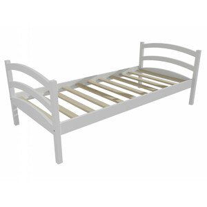 Dětská postel DP 006 (Rozměr: 70 x 160 cm, Barva dřeva: barva bílá)