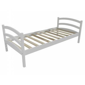 Dětská postel DP 006 (Rozměr: 90 x 190 cm, Barva dřeva: barva bílá)