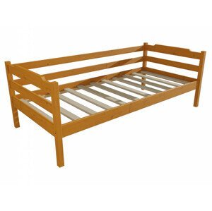 Dětská postel DP 007 (Rozměr: 70 x 160 cm, Barva dřeva: moření olše)
