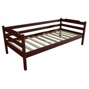 Dětská postel DP 007 (Rozměr: 70 x 160 cm, Barva dřeva: moření ořech)
